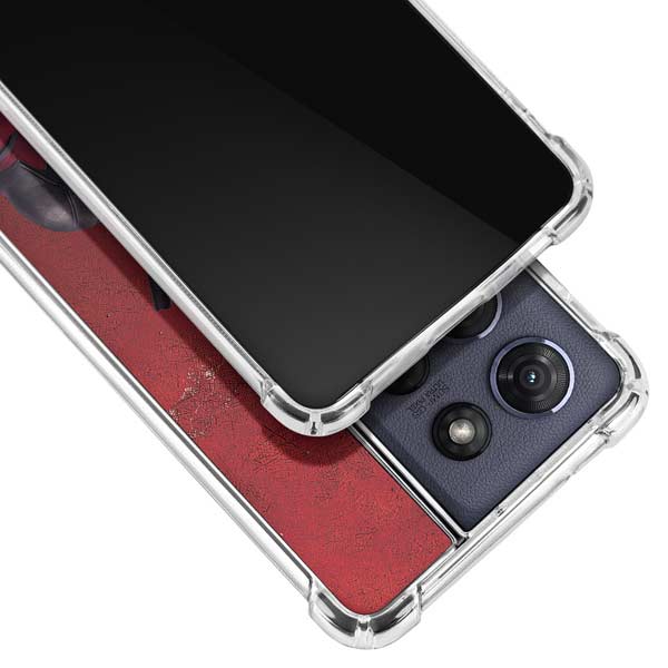Marvel Deadpool Legacy Deadpool Red Poster Moto G 5G (2025) Clear Case