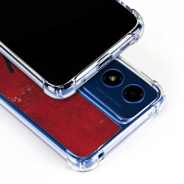 Marvel Deadpool Legacy Deadpool Red Poster Moto G Play 4G (2024) Clear Case
