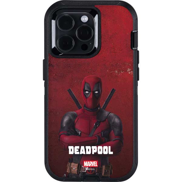 Marvel Deadpool Legacy Deadpool Red Poster Otterbox Defender iPhone Skin