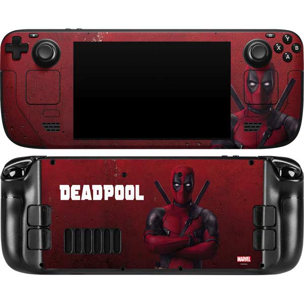 Deadpool Red Poster Steam Deck Handheld Gaming Computer Skin – Skinit