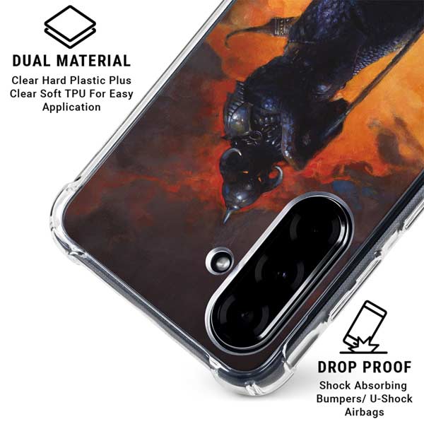 Death Dealer by Frazetta Galaxy A36 5G Clear Case