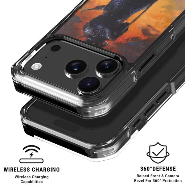 Death Dealer by Frazetta iPhone 18 Pro Clear Case