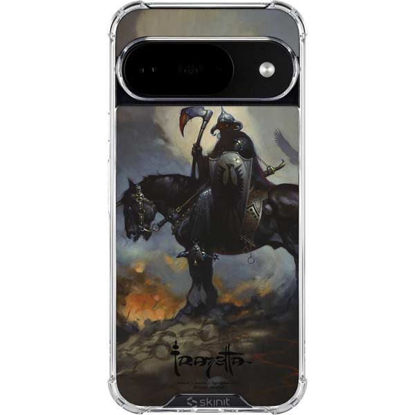 Death Dealer on Horseback by Frazetta Google Pixel 10 Clear Case