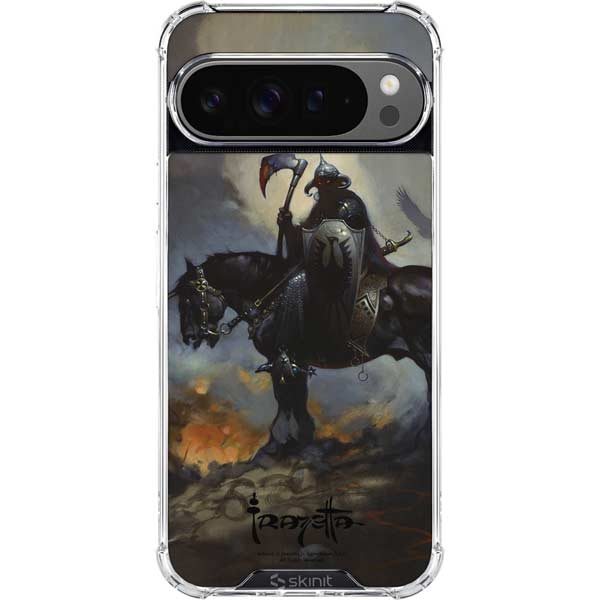 Death Dealer on Horseback by Frazetta Google Pixel 10 Pro XL Clear Case