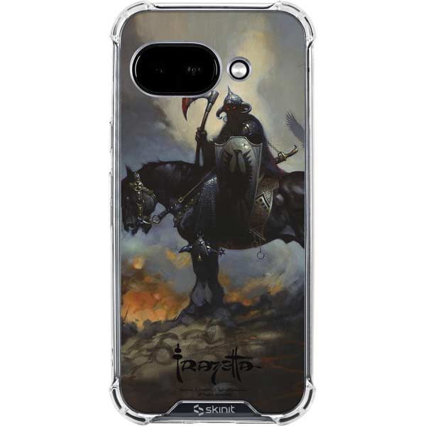 Death Dealer on Horseback by Frazetta Google Pixel 9a Clear Case