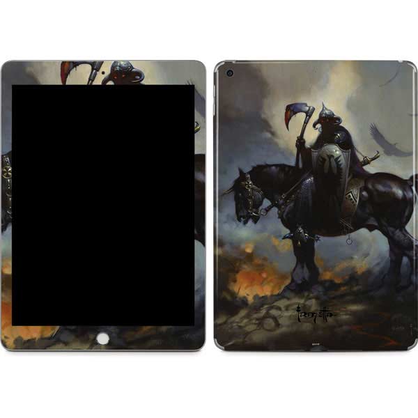Death Dealer on Horseback by Frazetta Apple iPad Skin