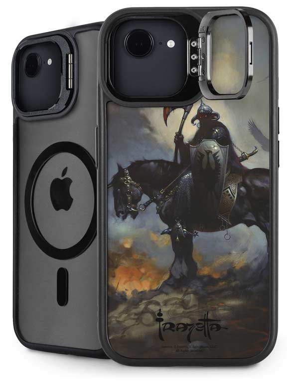 Death Dealer on Horseback by Frazetta iPhone 16e Kickstand Case