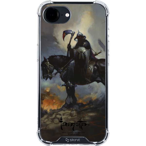 Death Dealer on Horseback by Frazetta iPhone 16e Clear Case