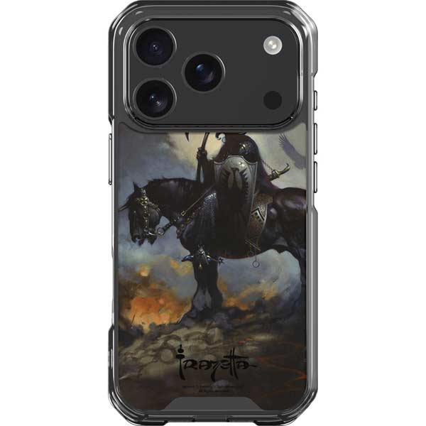 Death Dealer on Horseback by Frazetta iPhone 18 Pro Clear Case