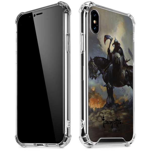 Death Dealer on Horseback by Frazetta iPhone X/XS Clear Case