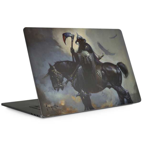 Death Dealer on Horseback by Frazetta MacBook Skins