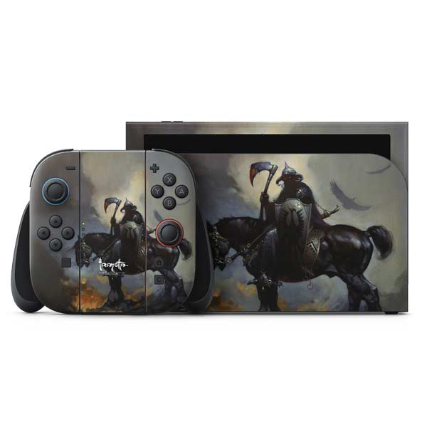 Death Dealer on Horseback by Frazetta Nintendo Switch 2 (2025) with Joy-Con Skin