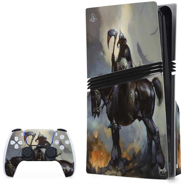 Death Dealer on Horseback by Frazetta PS5 Pro Disk Bundle  Skin