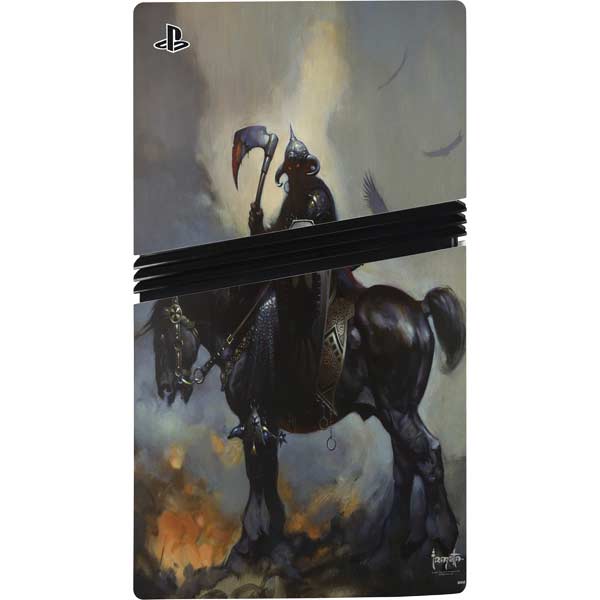 Death Dealer on Horseback by Frazetta PS5 Pro Disk Bundle  Skin