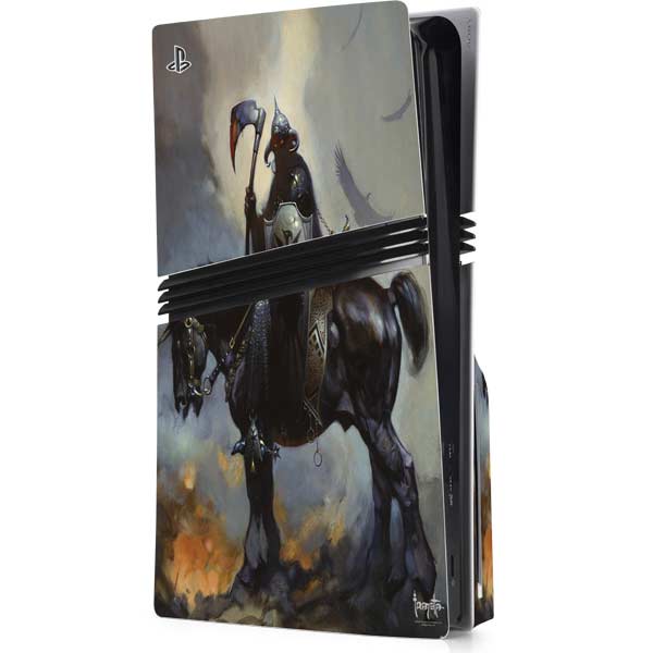 Death Dealer on Horseback by Frazetta PS5 Pro Disk Console Skin