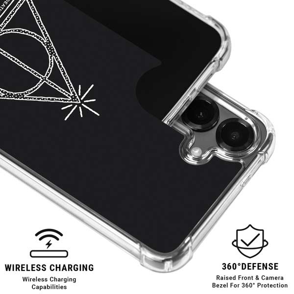 Wizarding Worlds Harry Potter Deathly Hallows Symbol Galaxy S26 Clear Case