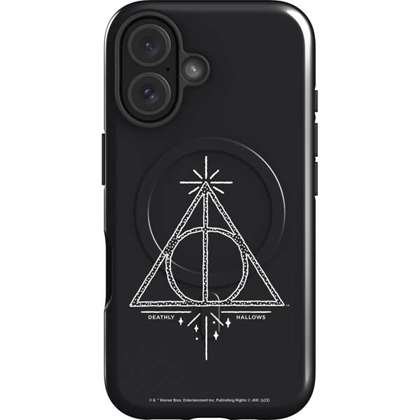 Wizarding Worlds Harry Potter Deathly Hallows Symbol iPhone 16 Plus Magsafe Impact Case
