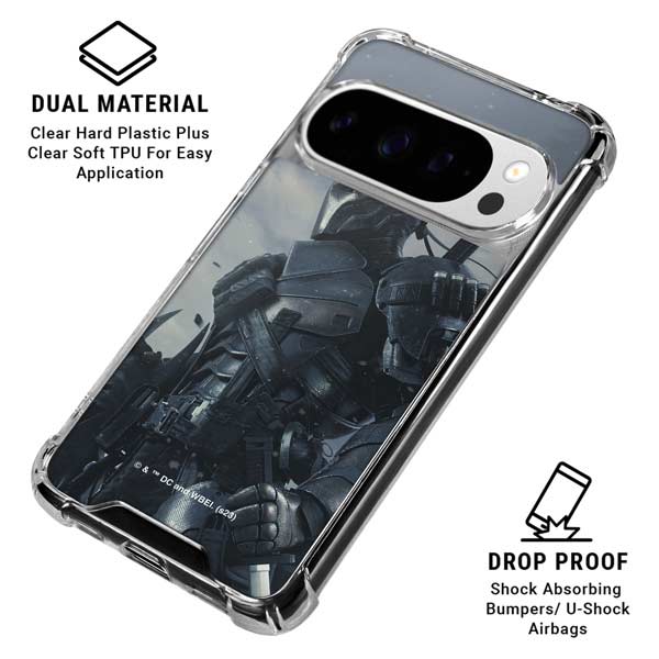 DC Comics Arkham Origins Deathstroke Google Pixel 10 Pro XL Clear Case