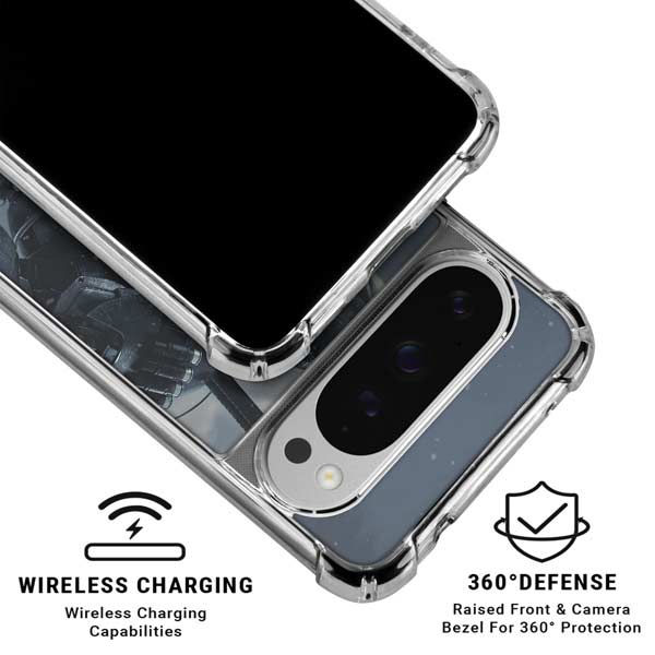 DC Comics Arkham Origins Deathstroke Google Pixel 10 Pro XL Clear Case