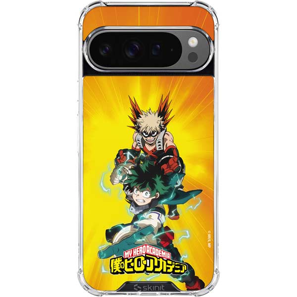 My Hero Academia Deku and Bakugo Season 5 Google Pixel 10 Pro XL Clear Case