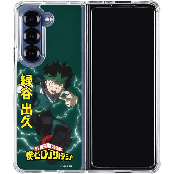 My Hero Academia Deku Season 4 Galaxy Z Fold7 Clear Case