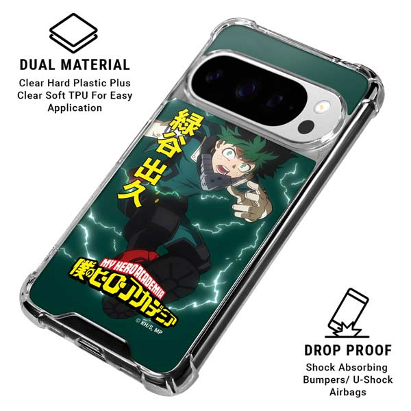 My Hero Academia Deku Season 4 Google Pixel 10 Pro Clear Case