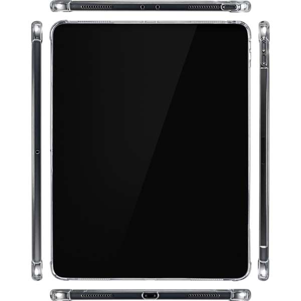 Denmark Flag Distressed iPad Pro 11in (2024) Clear Case