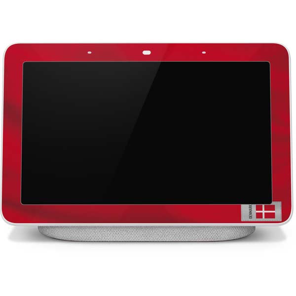 Denmark Soccer Flag Google Home Hub Skin