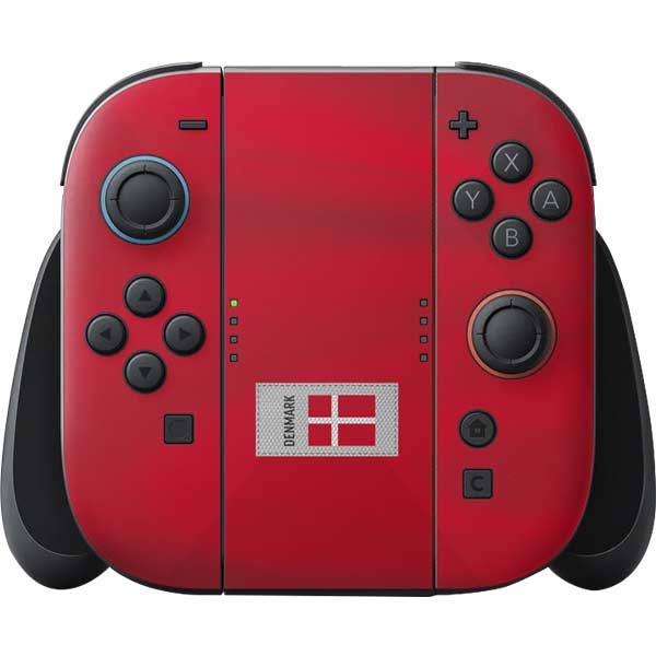 Denmark Soccer Flag Nintendo Skins