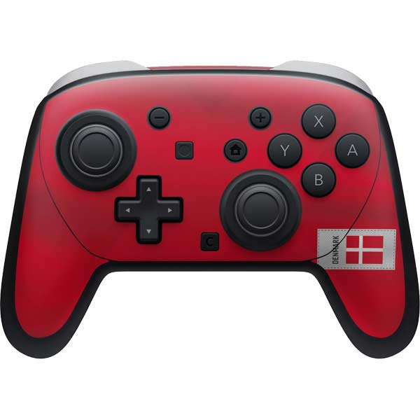 Denmark Soccer Flag Nintendo Skins