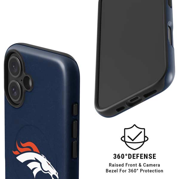 NFL Denver Broncos - Distressed iPhone 16 Magsafe Impact Case