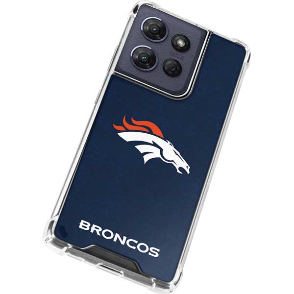 NFL Denver Broncos - Distressed Moto G Play 5G (2025) Clear Case