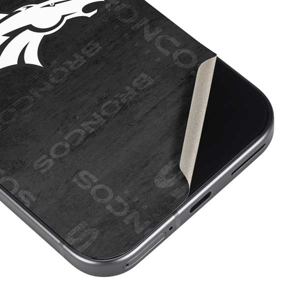 NFL Denver Broncos Black & White Google Pixel 10 Pro XL Skin