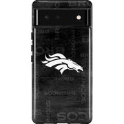 NFL Denver Broncos Black & White Pixel Cases