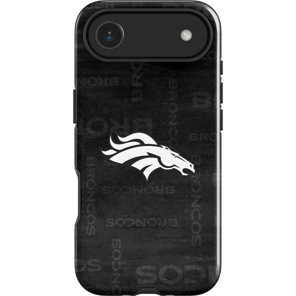 NFL Denver Broncos Black & White iPhone 17 Air Impact Case