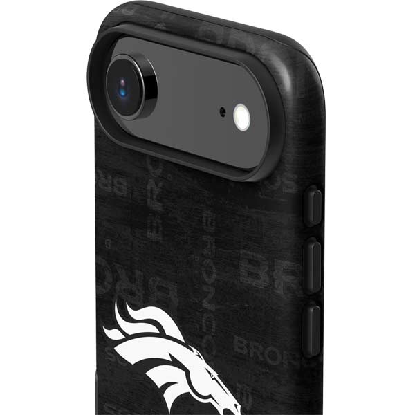 NFL Denver Broncos Black & White iPhone 17 Air Impact Case