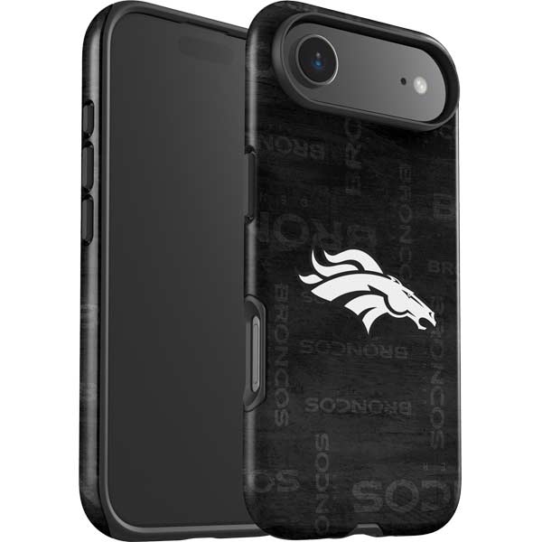 NFL Denver Broncos Black & White iPhone 17 Air Impact Case