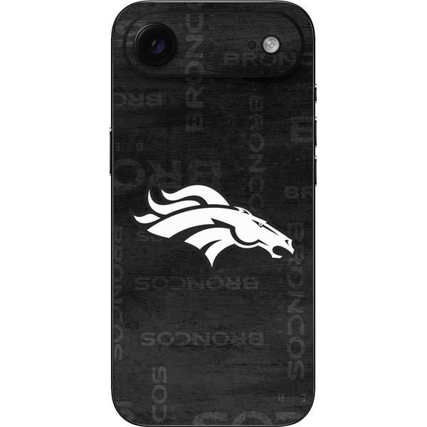 NFL Denver Broncos Black & White iPhone 17 Air Skin