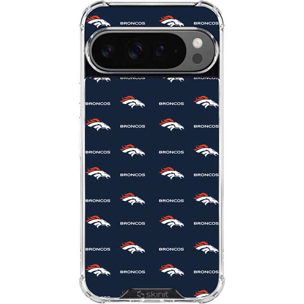NFL Denver Broncos Blitz Series Google Pixel 10 Pro Clear Case