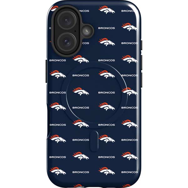 NFL Denver Broncos Blitz Series iPhone 16 Magsafe Impact Case