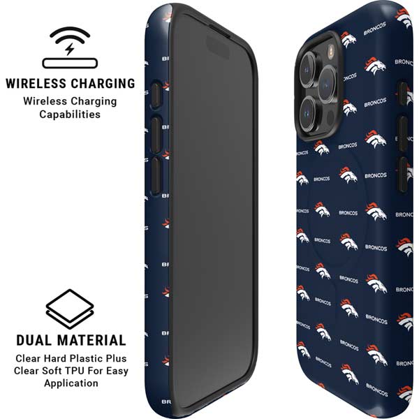 NFL Denver Broncos Blitz Series iPhone 16 Pro Max Magsafe Impact Case