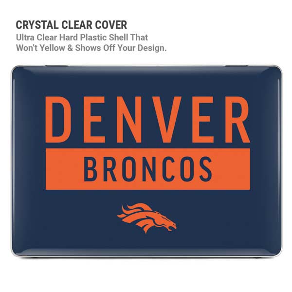 NFL Denver Broncos Blue Performance Series MacBook Pro 14in (2021-24) Case plus Skin