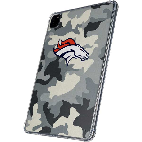 NFL Denver Broncos Camo iPad Pro 11in (2024) Clear Case