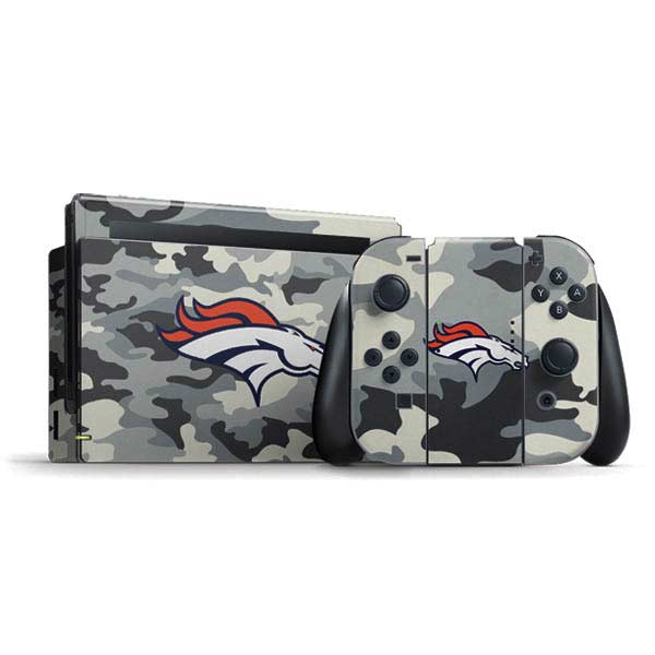 NFL Denver Broncos Camo Nintendo Skins