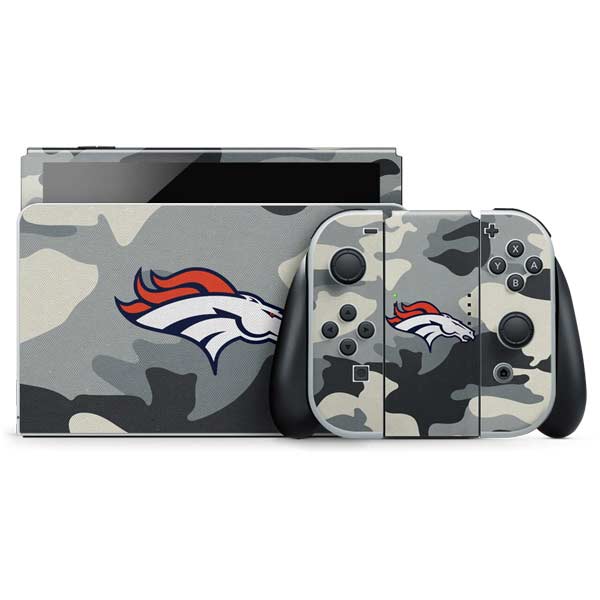 NFL Denver Broncos Camo Nintendo Skins
