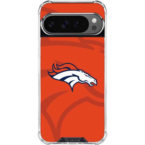 NFL Denver Broncos Double Vision Google Pixel 10 Pro Clear Case