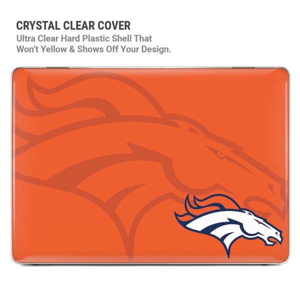 NFL Denver Broncos Double Vision MacBook Pro 14in (2021-24) Case plus Skin
