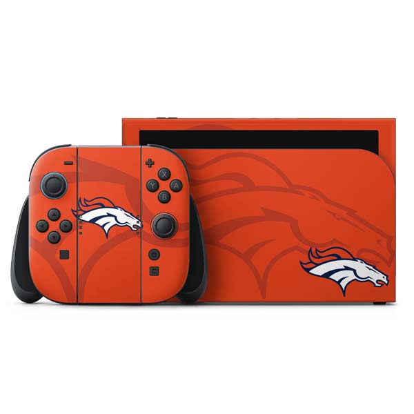 NFL Denver Broncos Double Vision Nintendo Switch 2 (2025) with Joy-Con Skin
