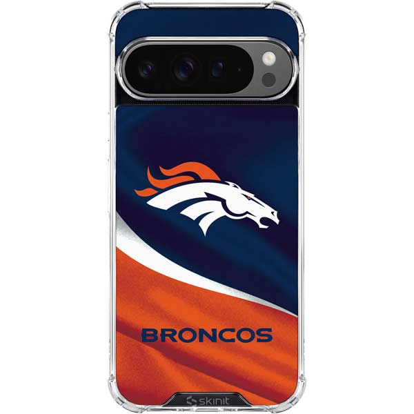 NFL Denver Broncos Google Pixel 10 Pro XL Clear Case