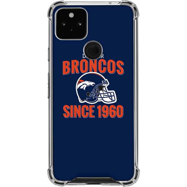 NFL Denver Broncos Helmet Pixel Cases